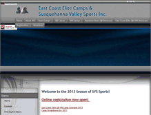 Tablet Screenshot of eastcoastelitecamps.com